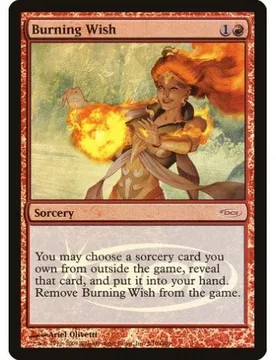 Burning Wish (Judge Foil) Promotional Cards - Magic: The Gathering - FashionsVida