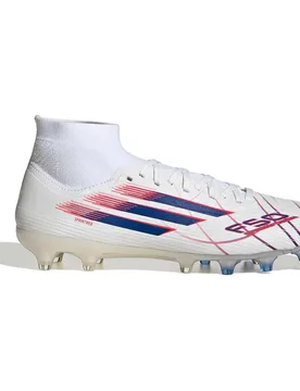 Chaussures De Football F50 Sparkfusion Pro Mid Cut Fg/ag Ftwr White / Team Royal Blue / Lucid Red EU 40 - Adidas - FashionsVida
