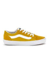 Sneakers giallo con inserto bianco profilo basso Vero LS 43