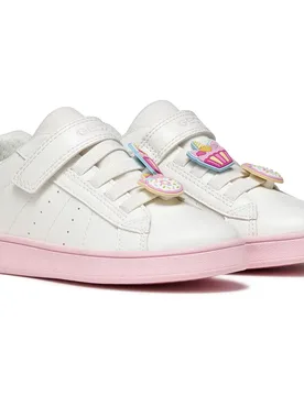 Sneakers Senza Lacci Junior Eclyper White / Dark Pink EU 30 - Geox - FashionsVida
