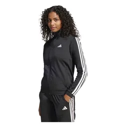 Veste De Survêtement Tricot 3 Stripes Black / White S