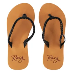Kids Unisex Costas Ii Black Flip-Flops - Size Uk 10 Kids
