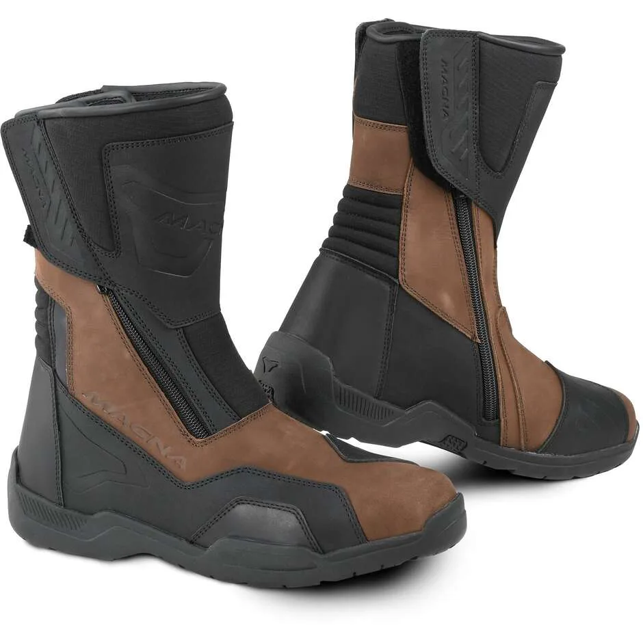 Stivali Moto Crewser RTX Marrone / Nero taglia 41 - Macna - FashionsVida
