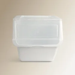 Caja de almacenaje apilable