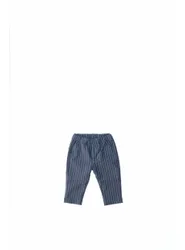 Pantalone a righe NURSERY BLU AVIO 12M