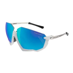 Occhiali Da Sole Aerojet Titanium Metal White / Blue