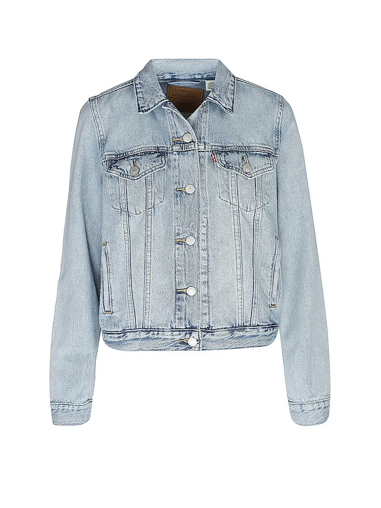 Jeansjacke TRUCKER hellblau L Damen - LEVI'S® - FashionsVida
