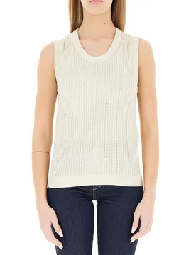 Canotta misto viscosa LIU JEANS AVORIO L - Liu jo - FashionsVida