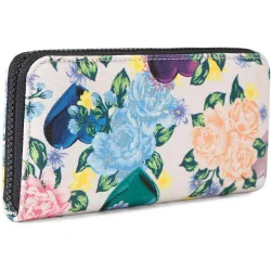 Cartera de mujer grande con estampado de flores