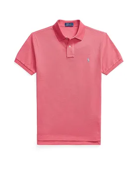 POLO Poloshirt Slim Fit pink M herren - Ralph Lauren - FashionsVida