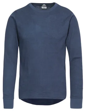 Mens Adults Unisex Unify Thermal Base Layer Top - Navy - Size 2xs - Trespass - FashionsVida