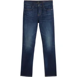 Vaqueros de hombre slim de tiro medio en color marino