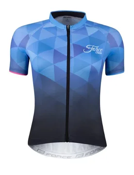 Maglia ciclismo donna GEM blu - FORCE - FashionsVida