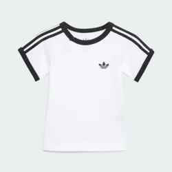 T-SHIRT 3 STRIPES 18-24M White / Black