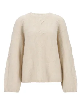 Weicher Zopfmuster-Pullover female - M - FashionsVida