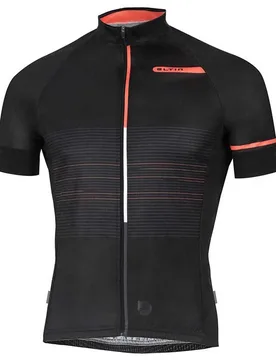 Maglia A Maniche Corte Futurisim Black / Coral - Eltin - FashionsVida