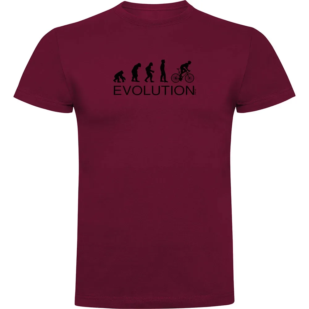 Maglietta A Maniche Corte Evolution Bike Dark Red - Kruskis - FashionsVida