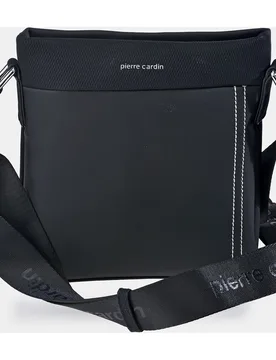 Bolso cruzar plano P.U de hombre - Pierre Cardin - FashionsVida