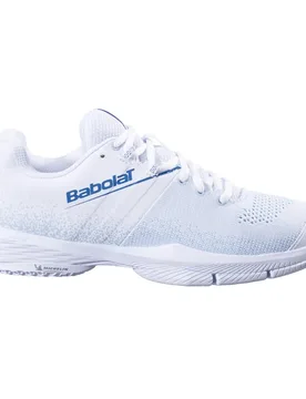 Sensa Padel Shoes White / Cool Blue UK 5 - Babolat - FashionsVida