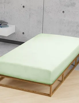 Feinjersey-Spannbetttuch mint, 1x 180x200 cm - 200x200 cm - Biberna - FashionsVida