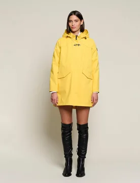 Parka larga de mujer con costuras termo selladas - Henry Arroway - FashionsVida