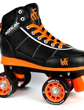 Patins à Roulettes F Roller Rental Sr Black / Orange EU 41 Homme - KRF - FashionsVida