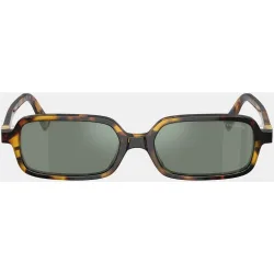 Gafas de sol MU 11ZS de mujer rectangular en acetato con lente espejada