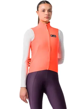Gilet Perfetto 2 Brilliant Pink - Castelli - FashionsVida