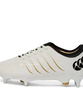 Mens Phoenix 2.0 Team Soft Ground Rugby Boots (White) - Size Uk 10 - Canterbury - FashionsVida