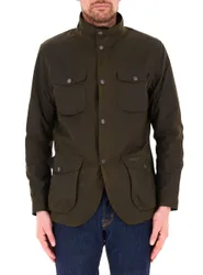 Giacca cotone cerato VERDE SCURO M