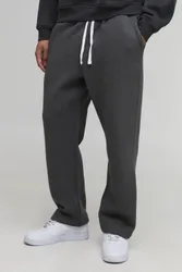 Herren Basic Oversized Jogginghose Mit Tiefem Schritt Charcoal Größe Medium