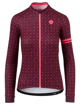 Maglia A Maniche Lunghe Velo Love Essential Wine - AGU - FashionsVida