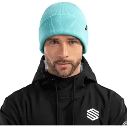 Gorro de invierno Snowflake Turquoise