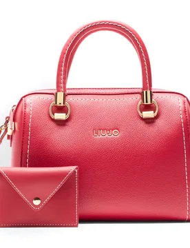 Bauletto AA5160 E0058 Rosso Pompeiano - Liujo - FashionsVida
