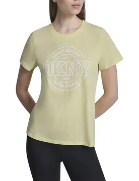 T-shirt à Manches Courtes Dw5900232 Lemon Light L - DKNY - FashionsVida