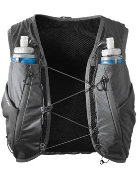 Sac de trail/running étanche - Adv Skin Cross Season 15 Ebony/Alloy - Taille S - Noir - Salomon - FashionsVida