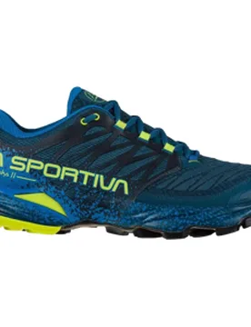 AKASHA II Trailschuhe Herren Storm Blue/Lime Punch 42 - La Sportiva - FashionsVida