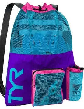 Mummy Big Mesh Bag 25l Purple / Blue One Size unisex - TYR - FashionsVida
