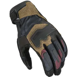 Guanti Moto Haros 2.0 Nero taupe Rosso taglia M