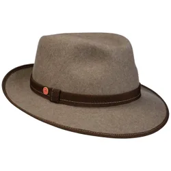 Tabea Wool Hat by - brown-mottled - Damen - Size: L (58-59 cm)
