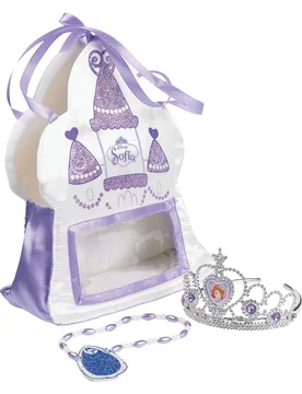 Prinzessin Sofia Mädchen-Handtasche mit Accessoires weiß-violett - female - RUBIES FRANCE - FashionsVida