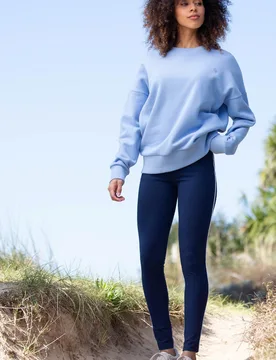 Lytchett Womens 95% Cotton Side Stripe Leggings - - Size: 6 - Kite Clothing - FashionsVida