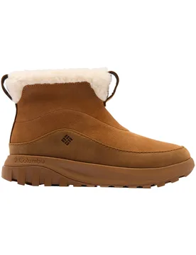 Bottes d'hiver à enfiler - Snowtrot Ease Elk Light Brown en Cuir - Taille 40,5 - Marron - Columbia - FashionsVida