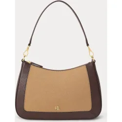 Bolso Danni mediano de piel con rayas