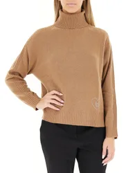 Maglione dolcevita LIU JEANS CAMMELLO L