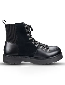 Claridge Mens Boots Black - Size Uk 8 - Silver Street London - FashionsVida