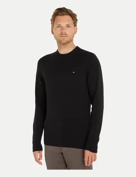 Pullover mit Logo-Stickerei Schwarz L - Tommy hilfiger - FashionsVida