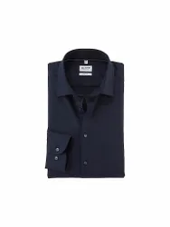 Camisa Body Fit azul oscuro 46