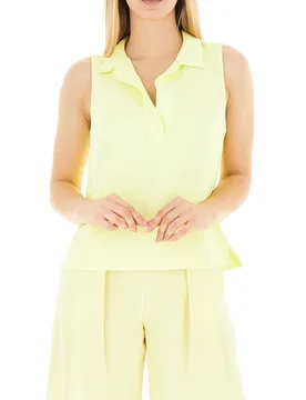 Polo misto viscosa GIALLO S - Rinascimento - FashionsVida