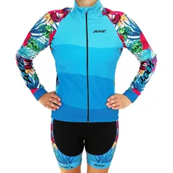 Maglia A Maniche Lunghe Thermo Blue